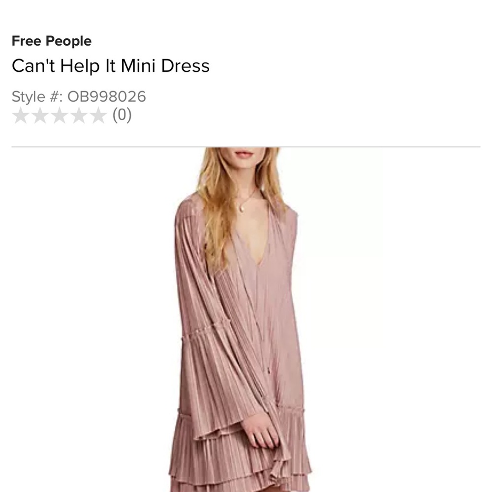Free People Pink Mini Dress